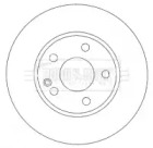 Тормозной диск BORG & BECK BBD4484