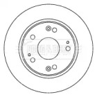 Тормозной диск BORG & BECK BBD4520