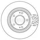 Тормозной диск BORG & BECK BBD4521