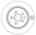 Тормозной диск BORG & BECK BBD4535