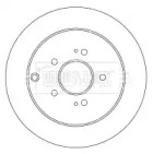 Тормозной диск BORG & BECK BBD4539