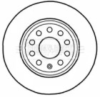 Тормозной диск BORG & BECK BBD4546