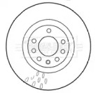Тормозной диск BORG & BECK BBD4576
