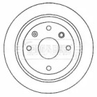 Тормозной диск BORG & BECK BBD4582