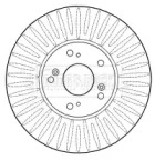 Тормозной диск BORG & BECK BBD4593
