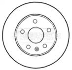 Тормозной диск BORG & BECK BBD4641