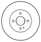 Тормозной диск BORG & BECK BBD4650