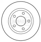 Тормозной диск BORG & BECK BBD4684