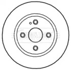 Тормозной диск BORG & BECK BBD4700