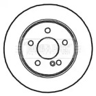 Тормозной диск BORG & BECK BBD4722