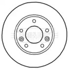 Тормозной диск BORG & BECK BBD4774