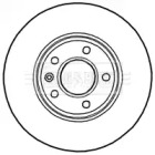 Тормозной диск BORG & BECK BBD4797