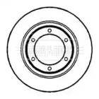 Тормозной диск BORG & BECK BBD4884