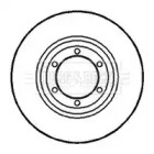 Тормозной диск BORG & BECK BBD4921