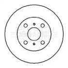 Тормозной диск BORG & BECK BBD4924