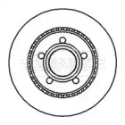 Тормозной диск BORG & BECK BBD4972