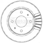 Тормозной диск BORG & BECK BBD5007