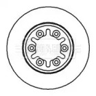 Тормозной диск BORG & BECK BBD5010