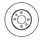 Тормозной диск BORG & BECK BBD5014