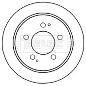 Тормозной диск BORG & BECK BBD5169