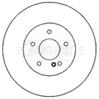 Тормозной диск BORG & BECK BBD5179