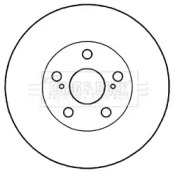 Тормозной диск BORG & BECK BBD5206