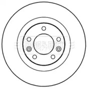 Тормозной диск BORG & BECK BBD5235