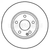 Тормозной диск BORG & BECK BBD5268