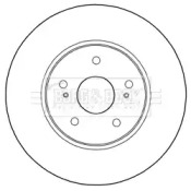 Тормозной диск BORG & BECK BBD5285