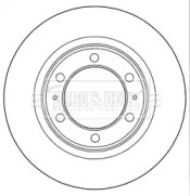 Тормозной диск BORG & BECK BBD5289