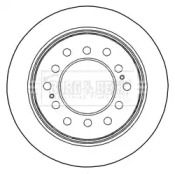 Тормозной диск BORG & BECK BBD5297