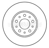 Тормозной диск BORG & BECK BBD5312