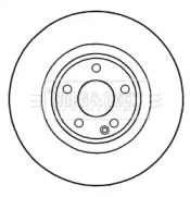 Тормозной диск BORG & BECK BBD5324