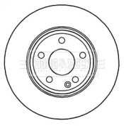 Тормозной диск BORG & BECK BBD5325