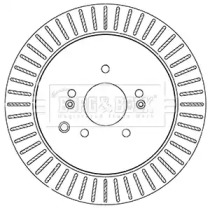 Тормозной диск BORG & BECK BBD5342