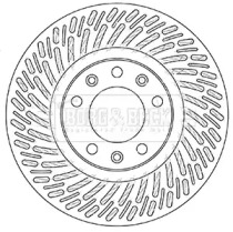 Тормозной диск BORG & BECK BBD5352