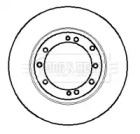 Тормозной диск BORG & BECK BBD5854S