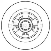 Тормозной диск BORG & BECK BBD5974S