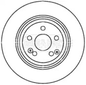 Тормозной диск BORG & BECK BBD6028S