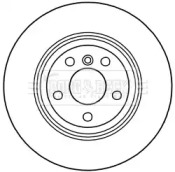 Тормозной диск BORG & BECK BBD6039S