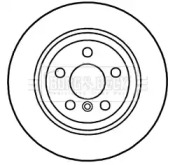 Тормозной диск BORG & BECK BBD6040S