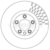 Тормозной диск BORG & BECK BBD6055S