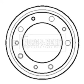 Тормозный барабан BORG & BECK BBR7029