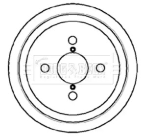 Тормозный барабан BORG & BECK BBR7063