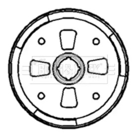 Тормозный барабан BORG & BECK BBR7094
