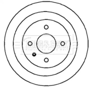 Тормозный барабан BORG & BECK BBR7106