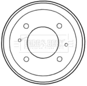 Тормозный барабан BORG & BECK BBR7197