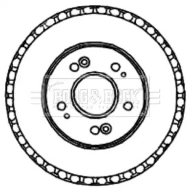 Тормозный барабан BORG & BECK BBR7204