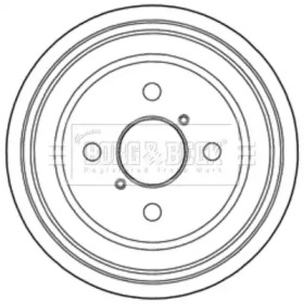 Тормозный барабан BORG & BECK BBR7217