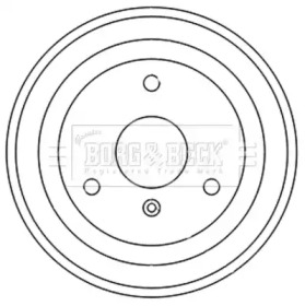 Тормозный барабан BORG & BECK BBR7248